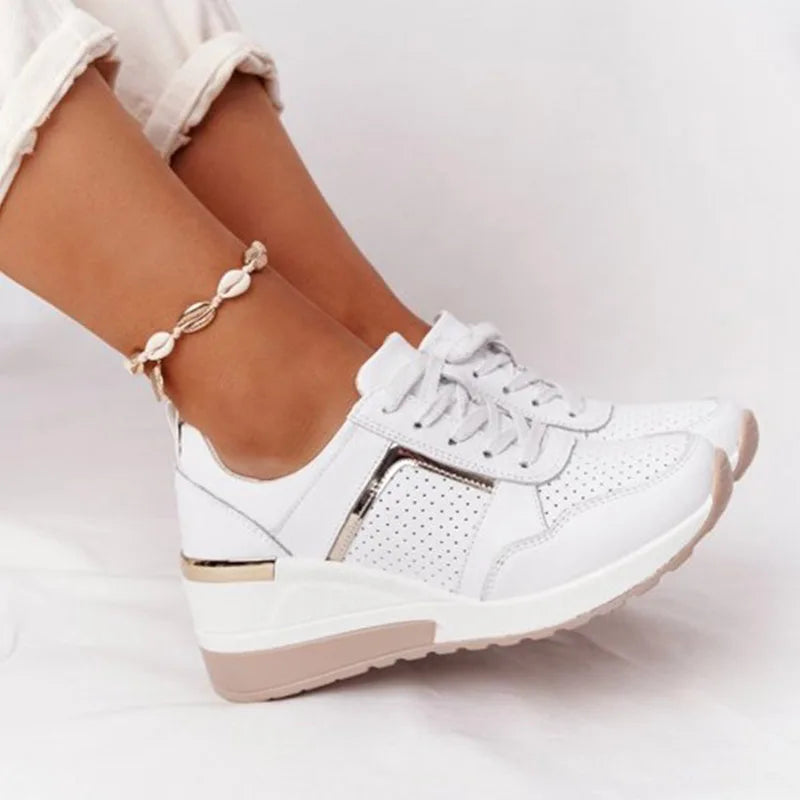 Women’s Wedge Casual Comfy Trainers