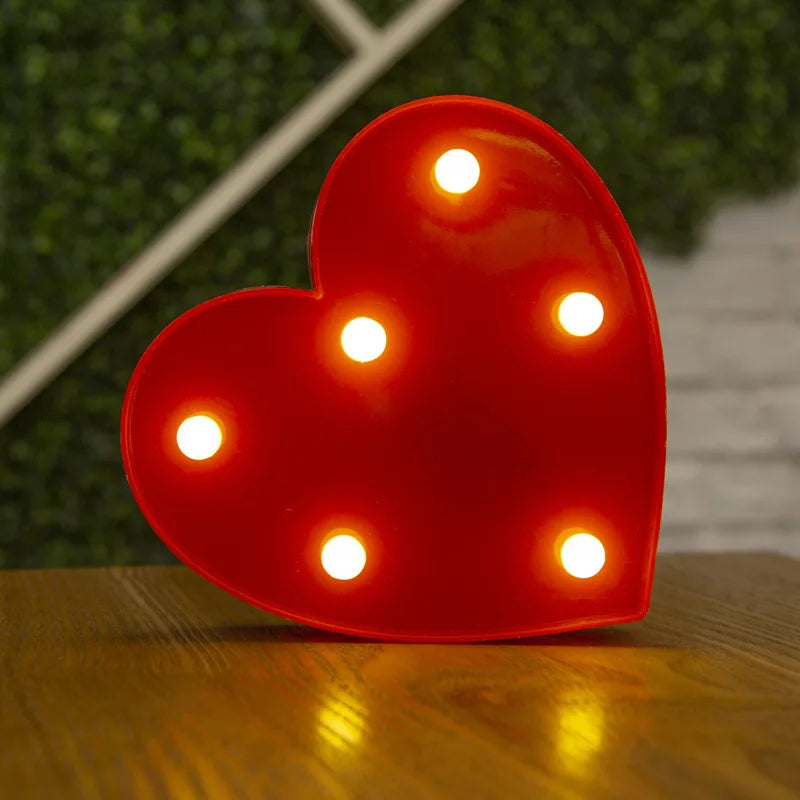 Small Love & Heart LED Lamps