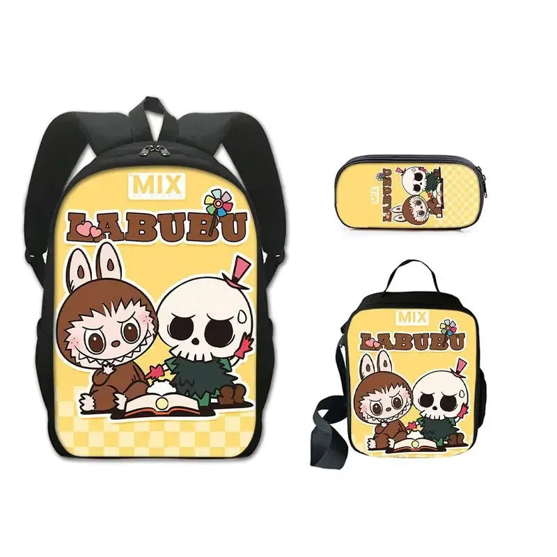 La bubu Inspired Backpack,Lunch Bag & Pencil Case Sets