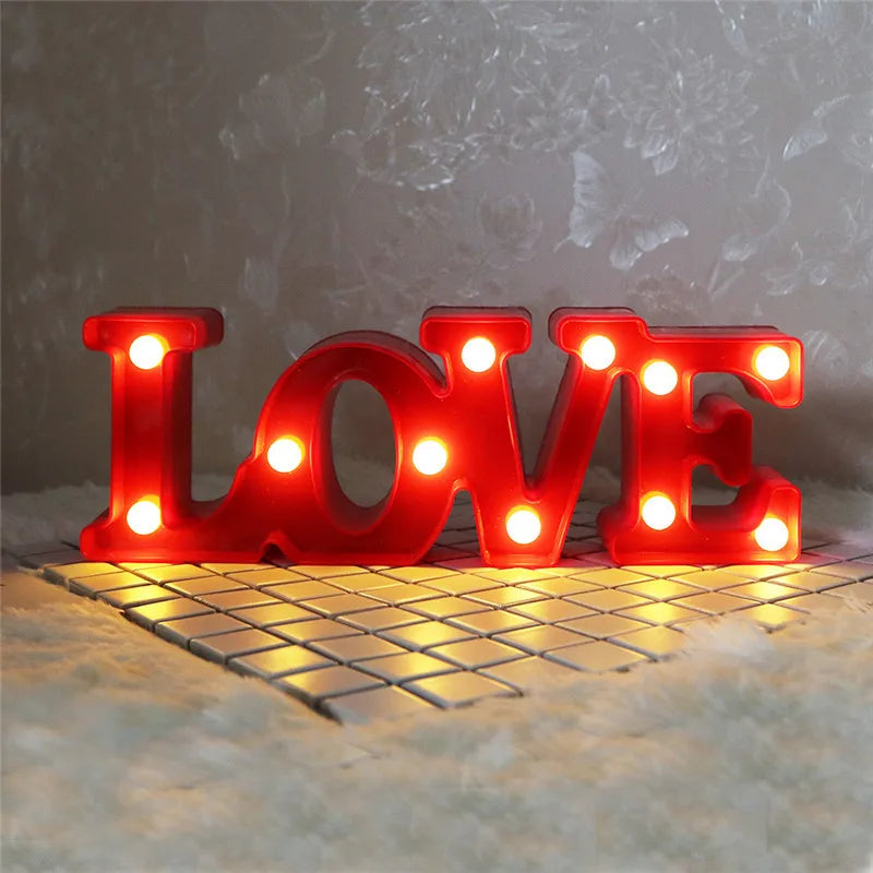 Small Love & Heart LED Lamps