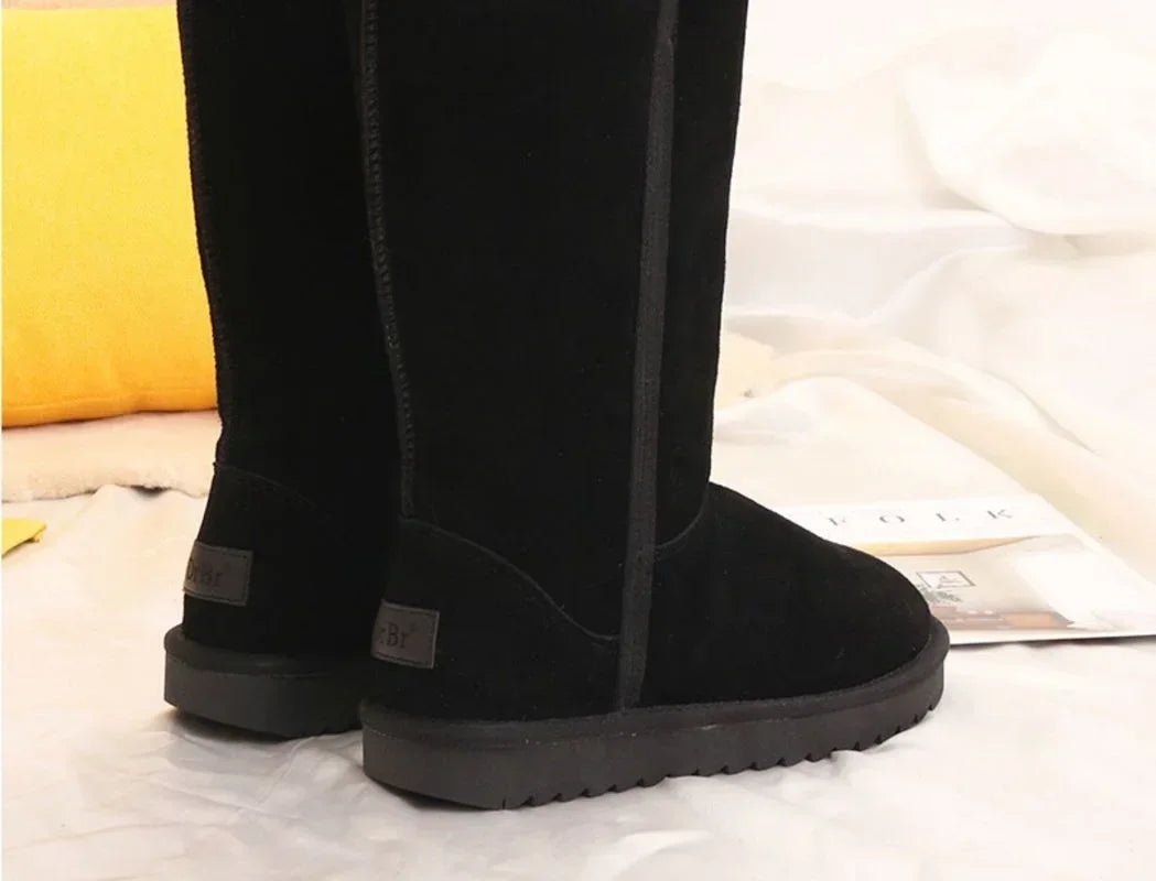 Zip Up Fluffy Winter Boots