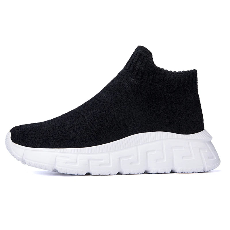 Unisex Soft Flannel Slip On Trainers