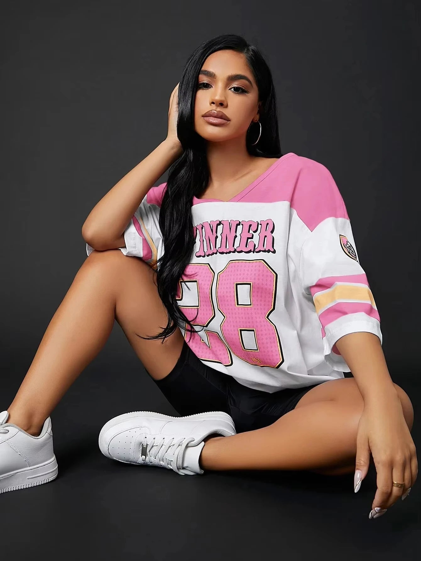 Oversized American Football Top