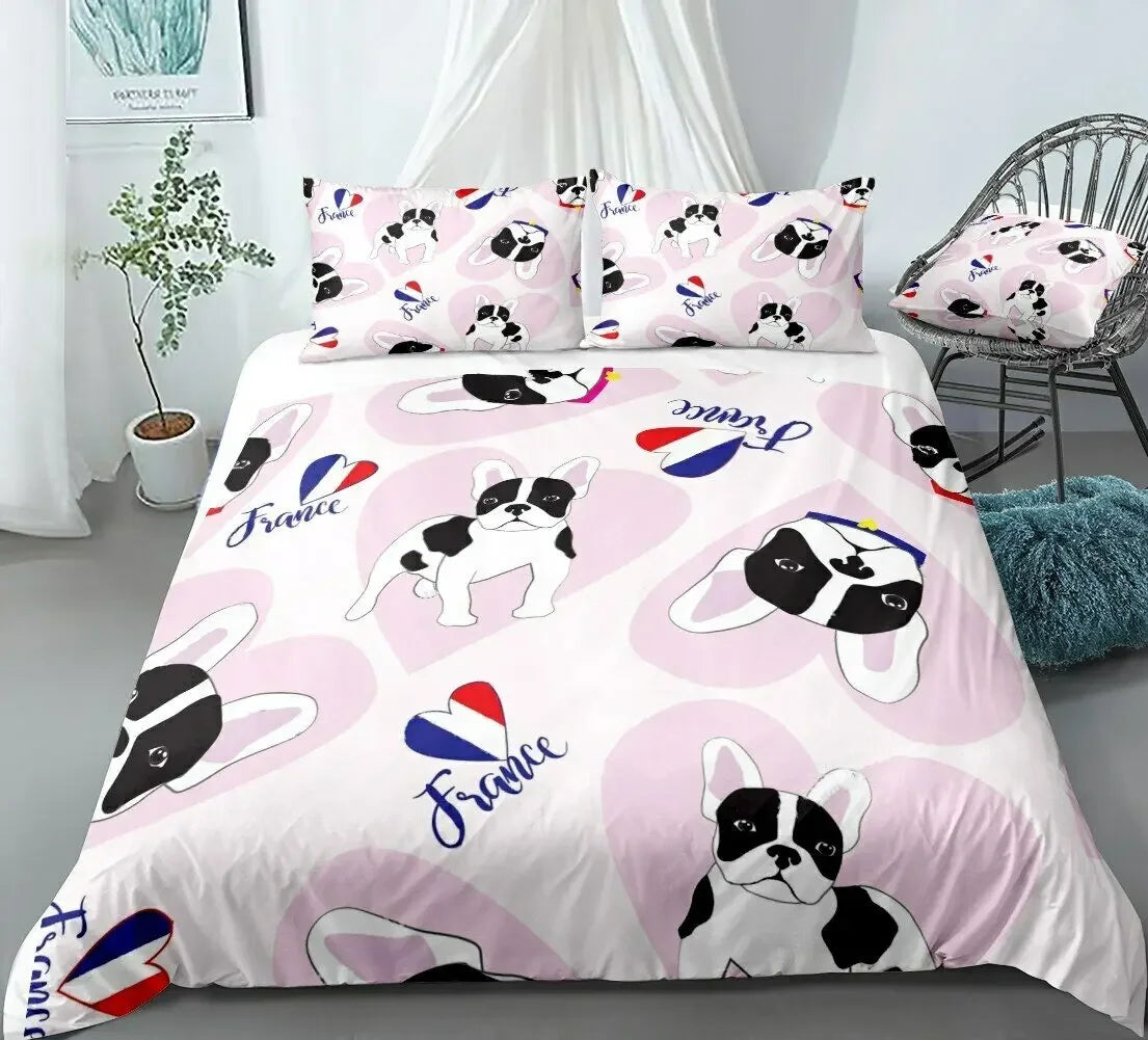 French Bulldog Cute Duvet Cover Sets