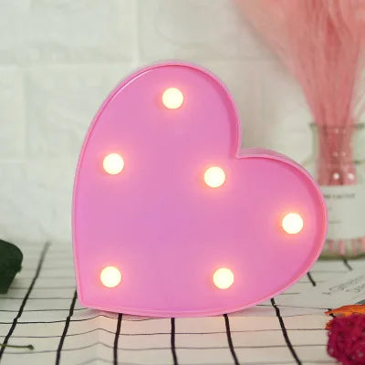 Small Love & Heart LED Lamps