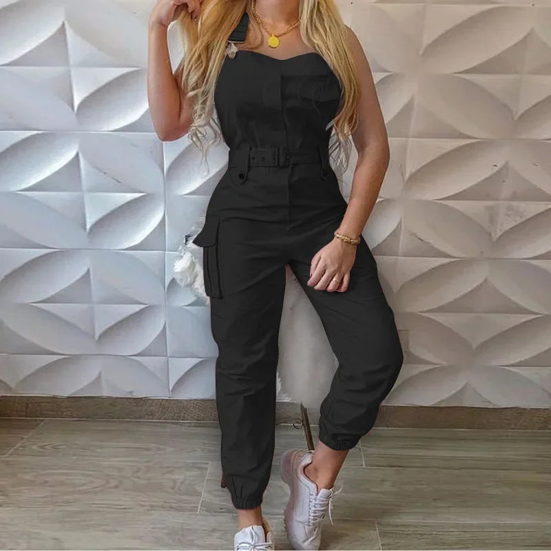 Cargo Style Dungarees
