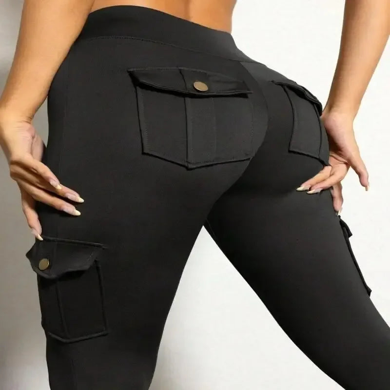High Waisted Pocketed Fitness Leggings