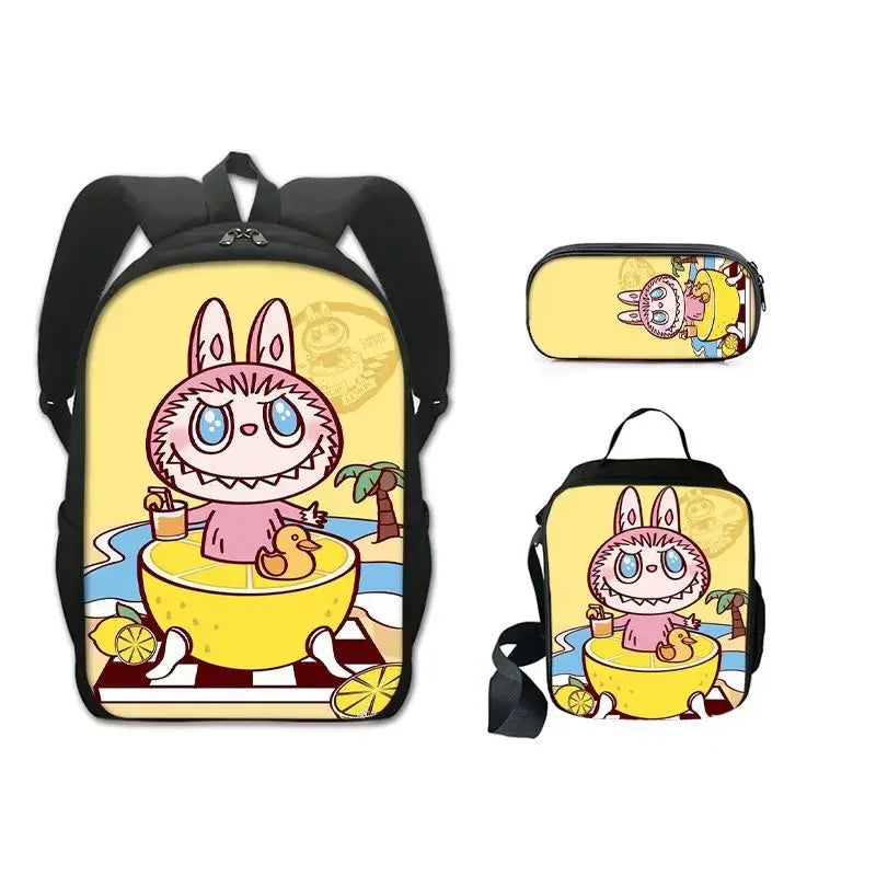La bubu Inspired Backpack,Lunch Bag & Pencil Case Sets