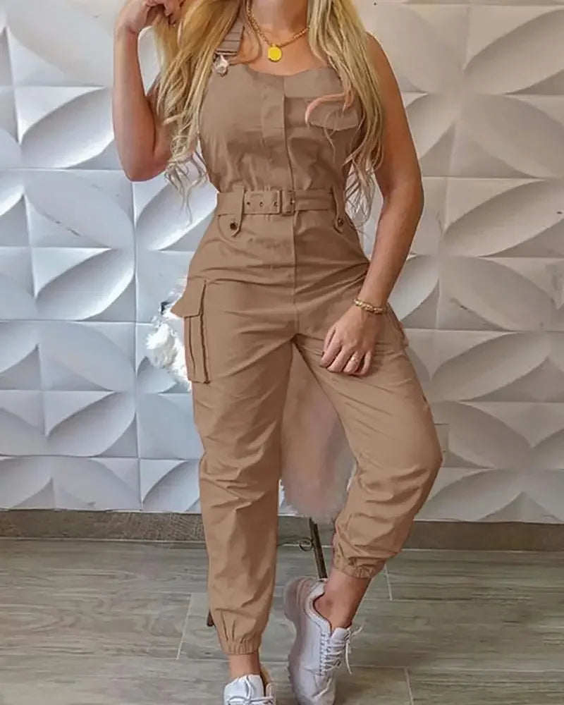 Cargo Style Dungarees
