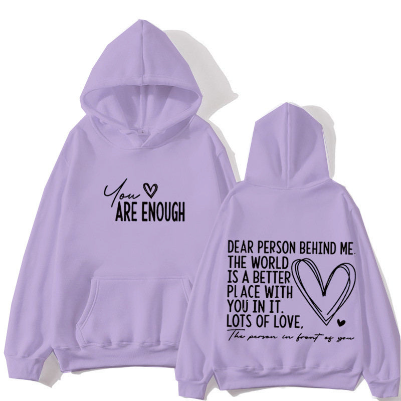 You Are Enough Hoodie