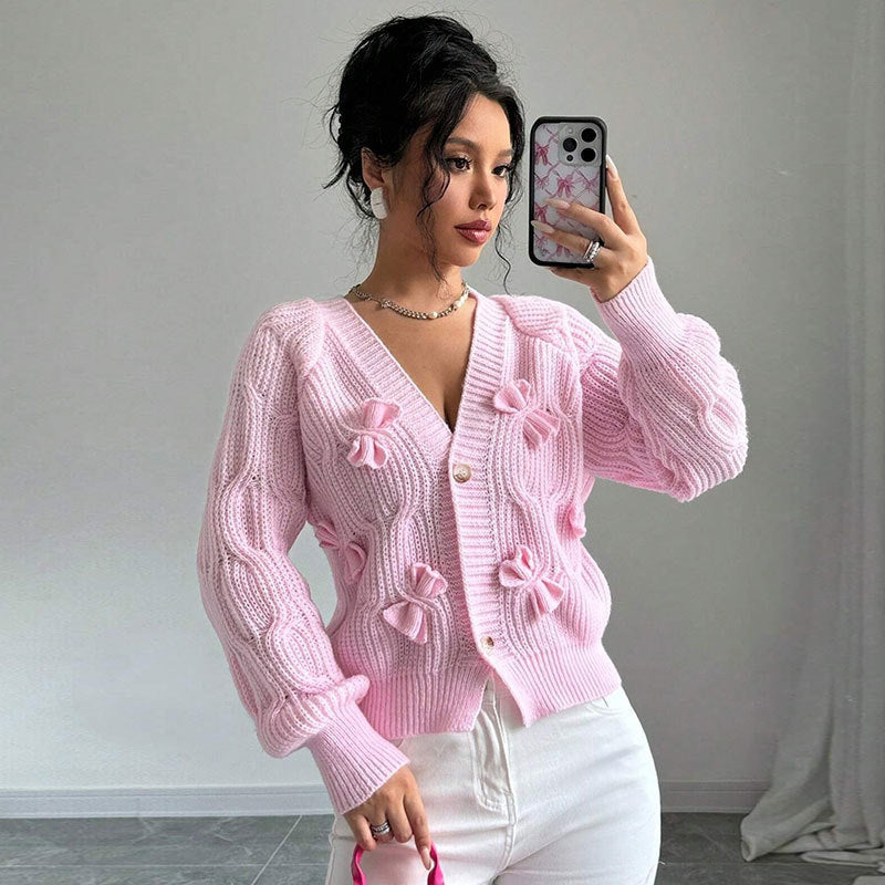 Cute Bowknot Cardigan