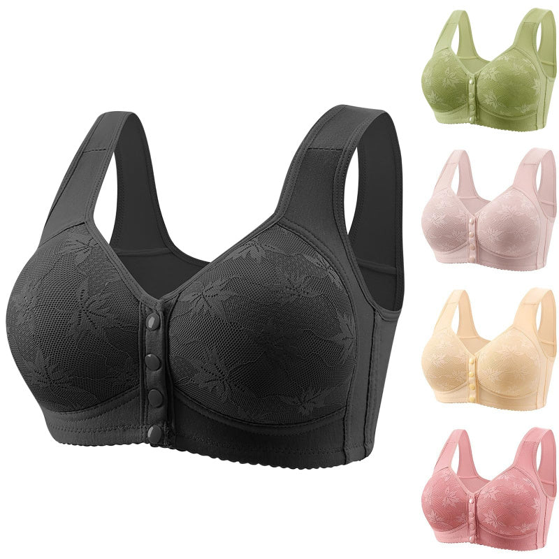 Plus Size Front Closure Underwired Bra