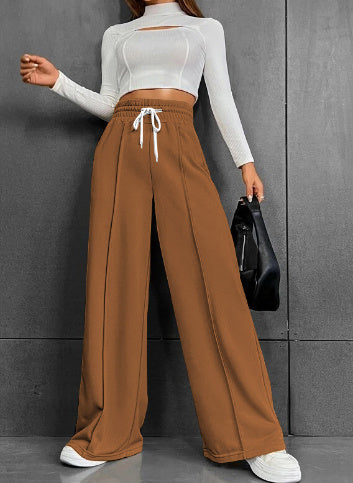 Loose-fitting Wide-leg Joggers