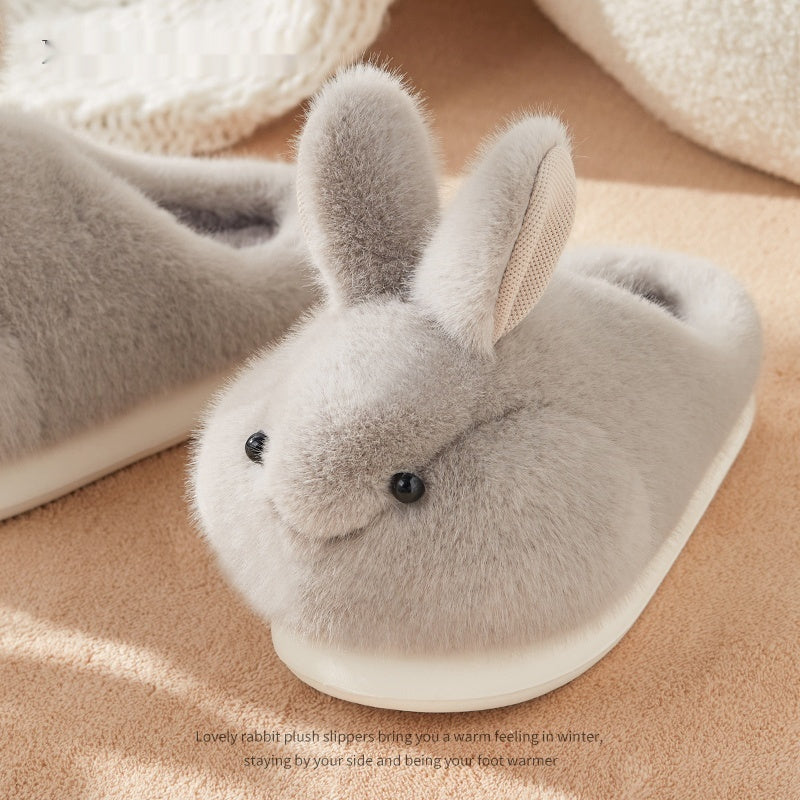 Cute Bunny Plush Slippers