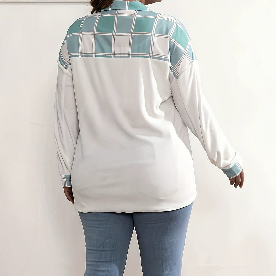 Curve Checked Pattern Shirt