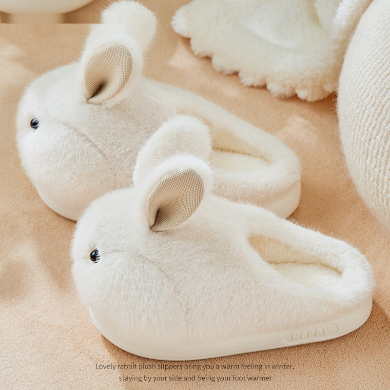 Cute Bunny Plush Slippers