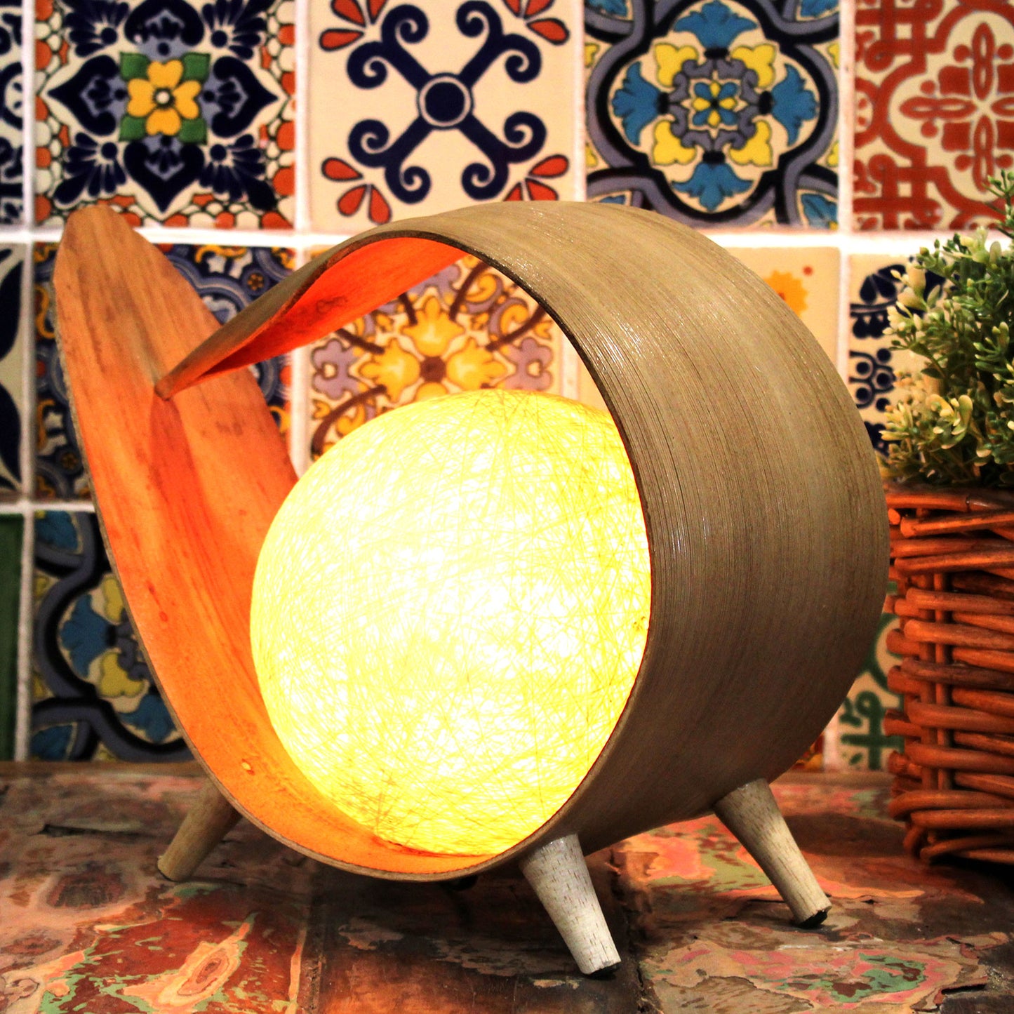 Natural Coconut Lamps