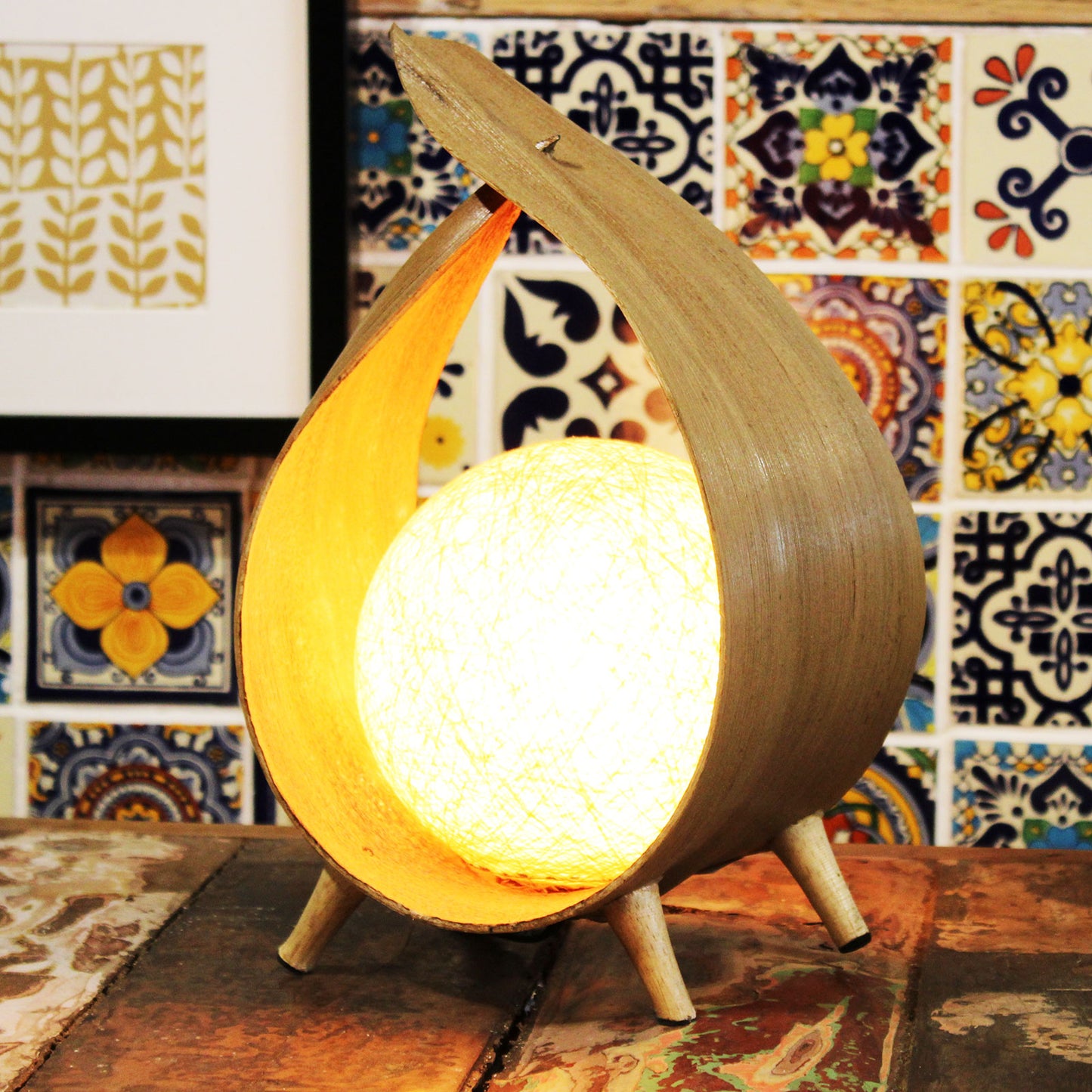 Natural Coconut Lamps