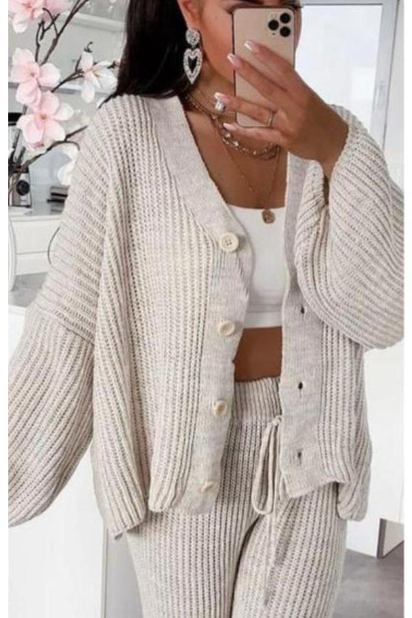 4 Buttons Loungewear Set