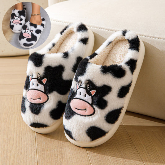 Cow Cotton Indoor Slippers