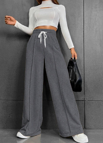 Loose-fitting Wide-leg Joggers