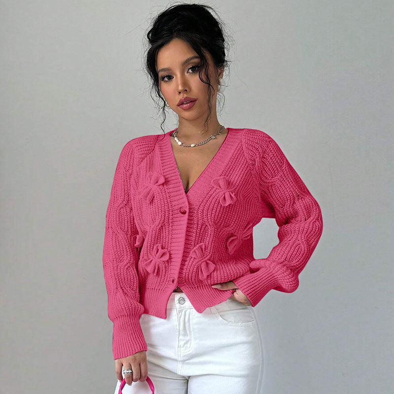 Cute Bowknot Cardigan