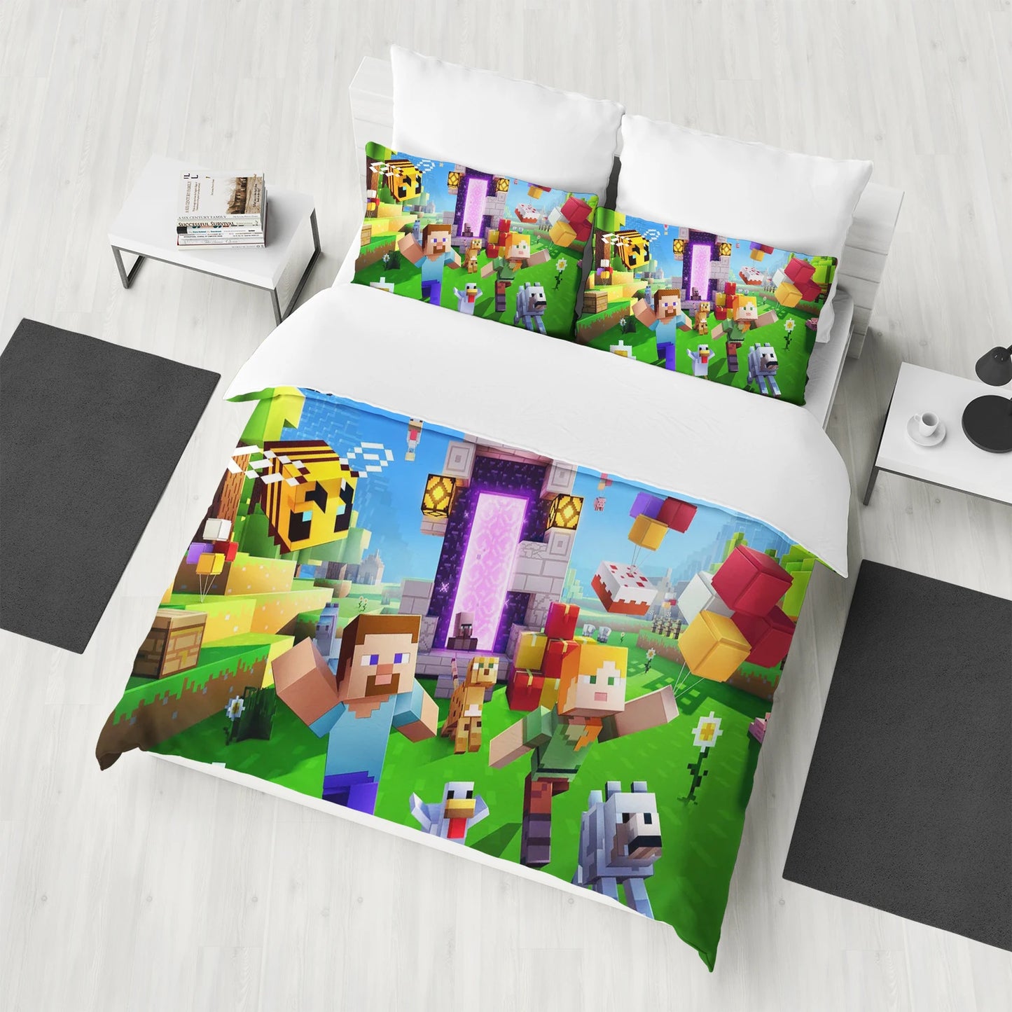 Minecraft Inspired Duvet Cover Set