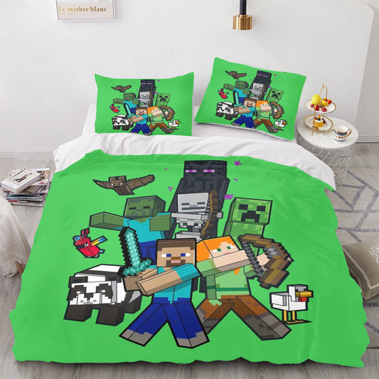 Minecraft Inspired Duvet Cover Set