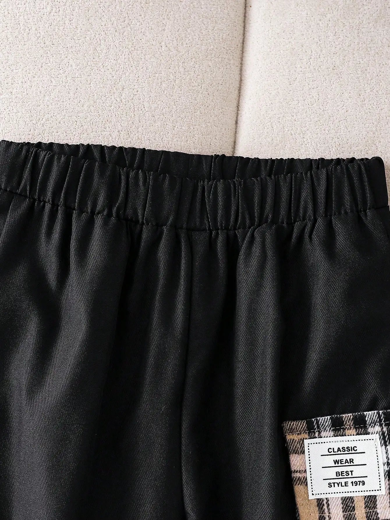 Baby Boys Matching Plaid Hoodie & Jogger Set