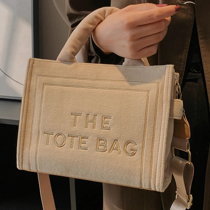 The Velour Tote Bag
