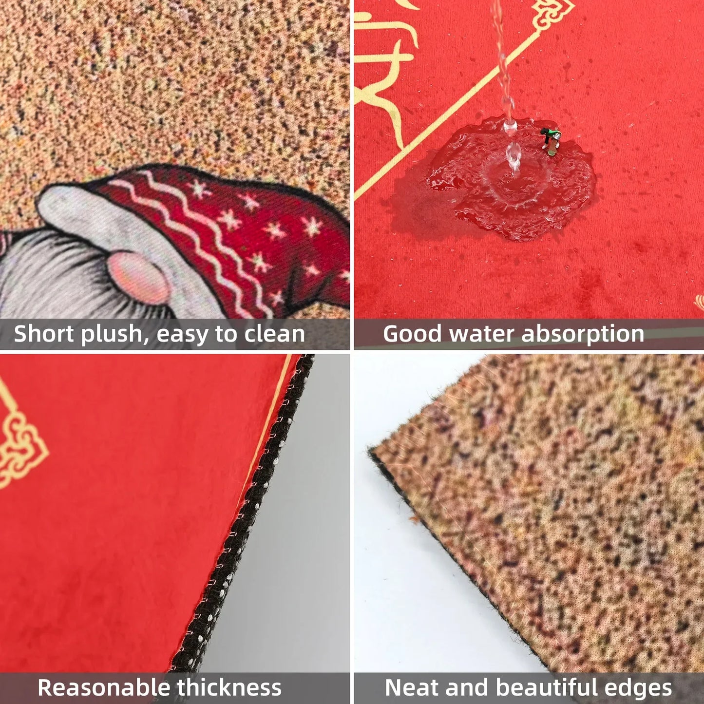 Christmas Gnome Door Mat