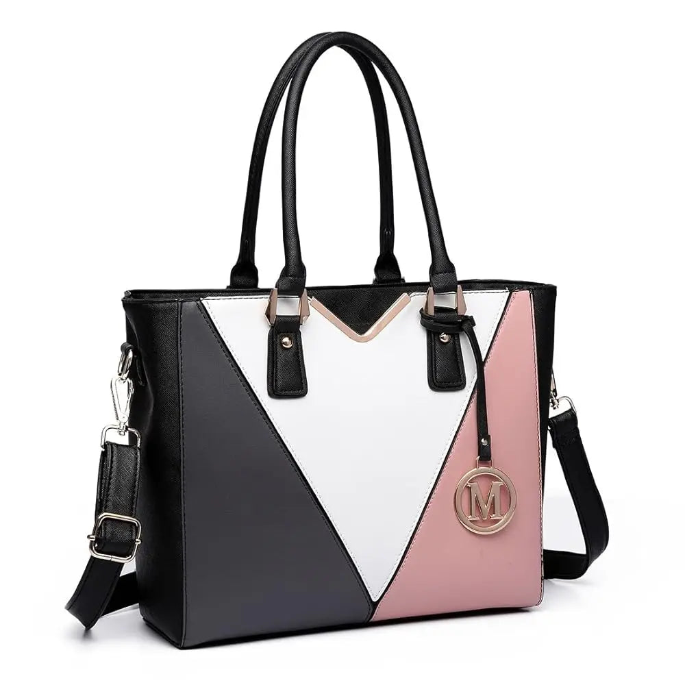Miss Lulu Lightweight V-Shape Shoulder Tote Bag