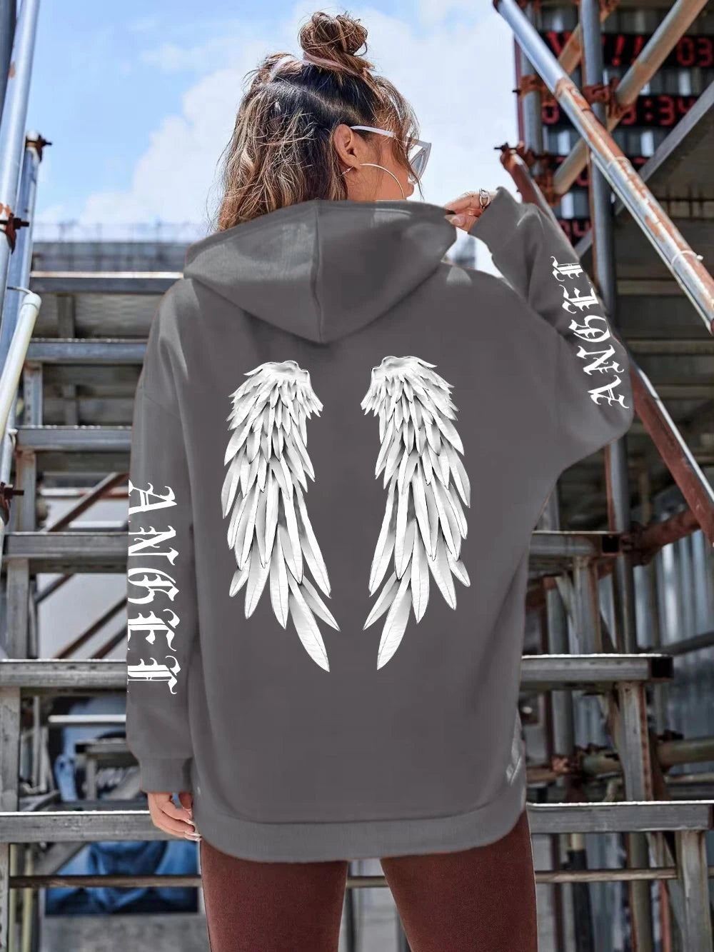 Beautiful Angel Wings Printed Hoodies