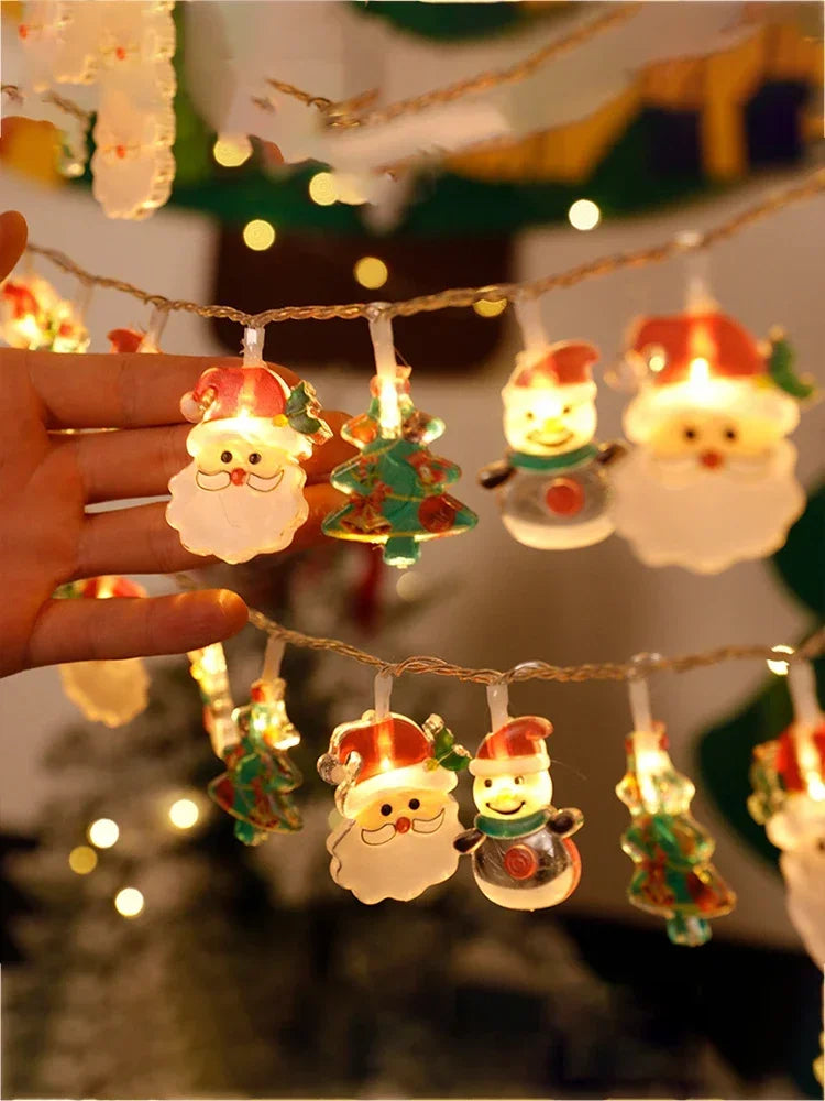 Christmas Santa Claus Snowman LED Lights