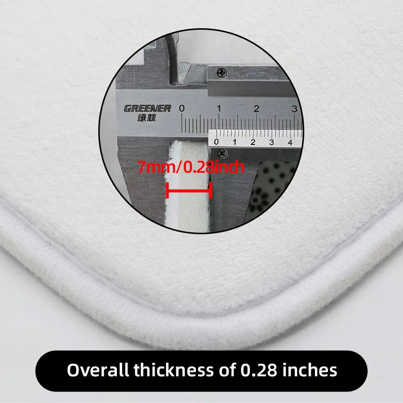 3pcs Christmas Bathroom Mats