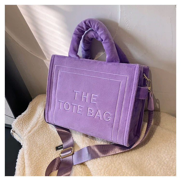 The Velour Tote Bag