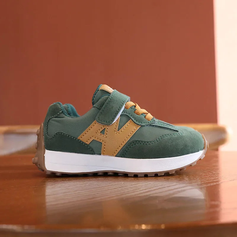 Kids Suede Look Trainers