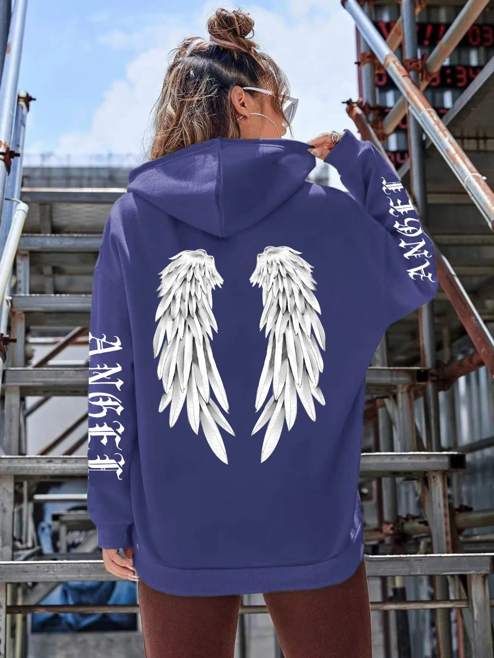 Beautiful Angel Wings Printed Hoodies