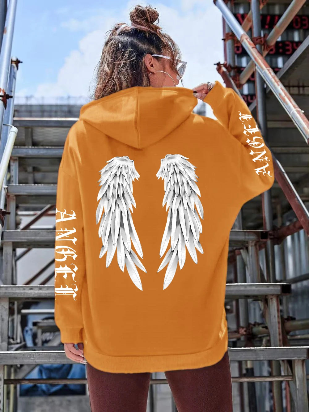 Beautiful Angel Wings Printed Hoodies
