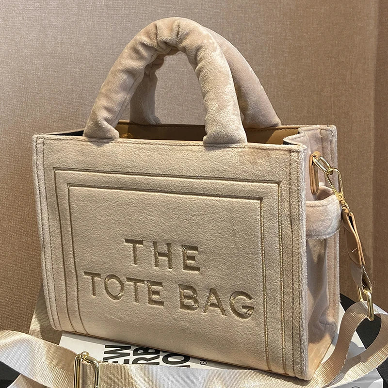 The Velour Tote Bag