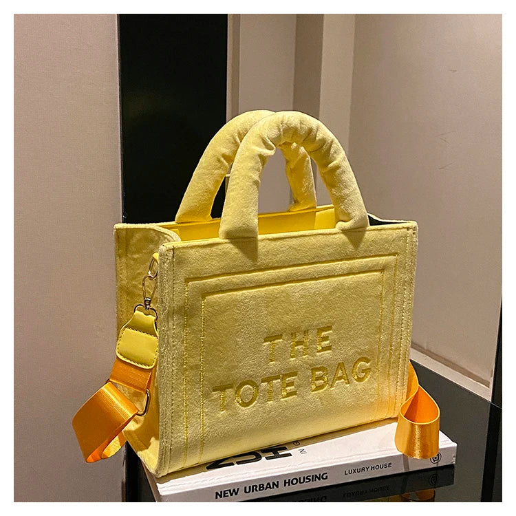 The Velour Tote Bag