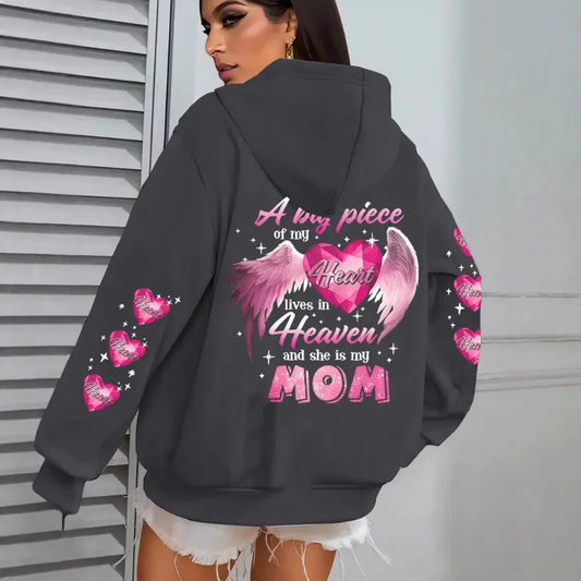 A Piece of My Heart Slogan Hoodie