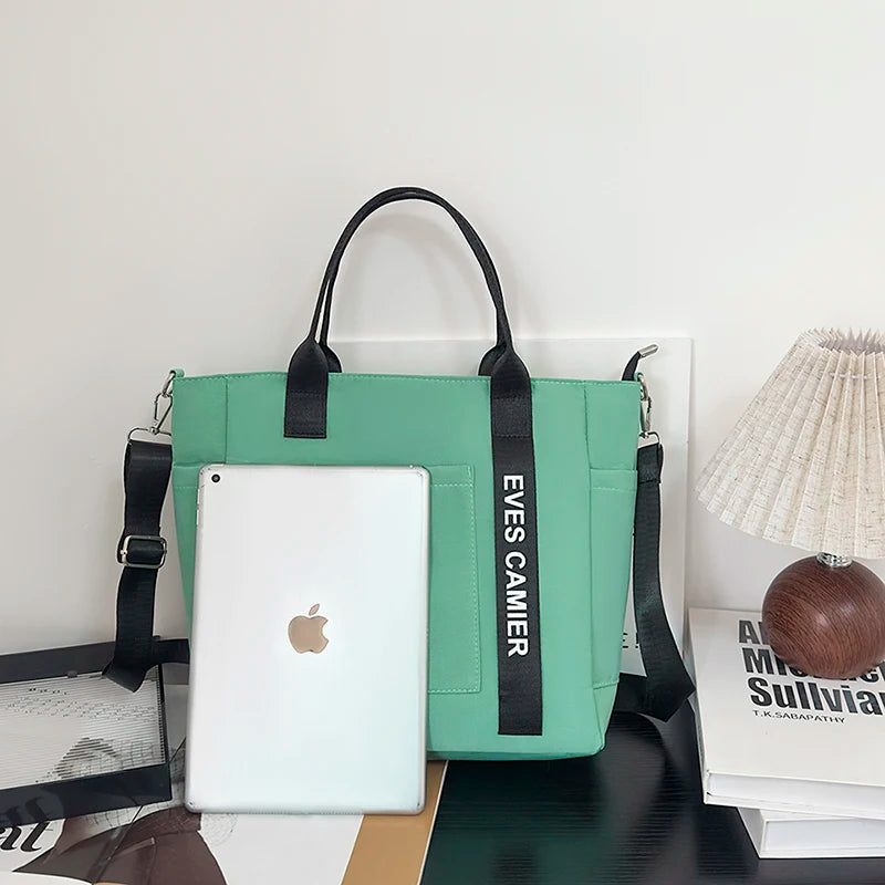 Large Fabric Shoulder Bag