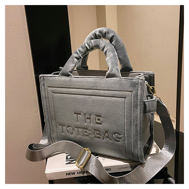 The Velour Tote Bag