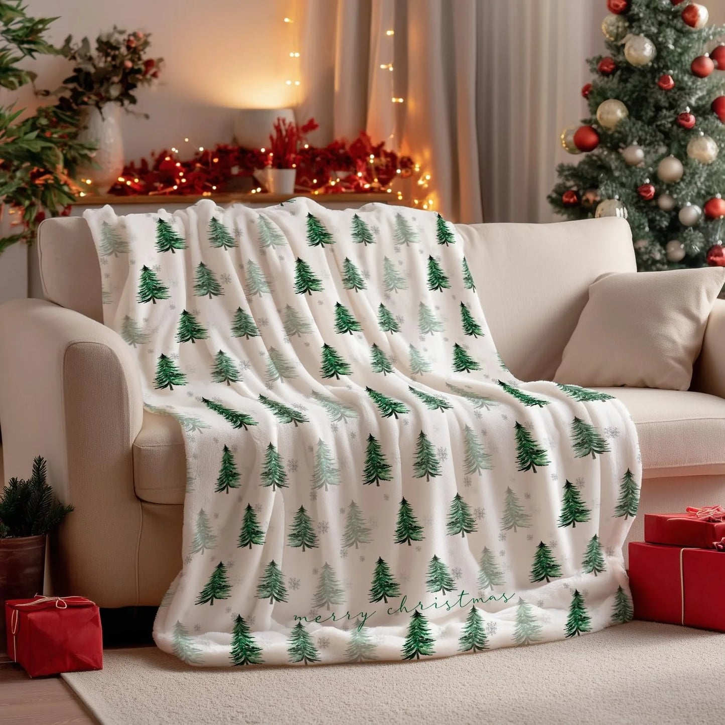 Festive Christmas Fleece Blankets