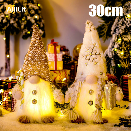 30cm Glowing Christmas Gnome Light Up Decoration