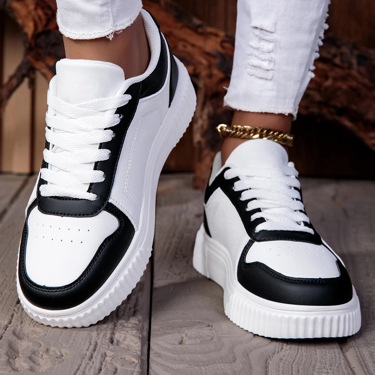 Men's Retro Street Style Trainers