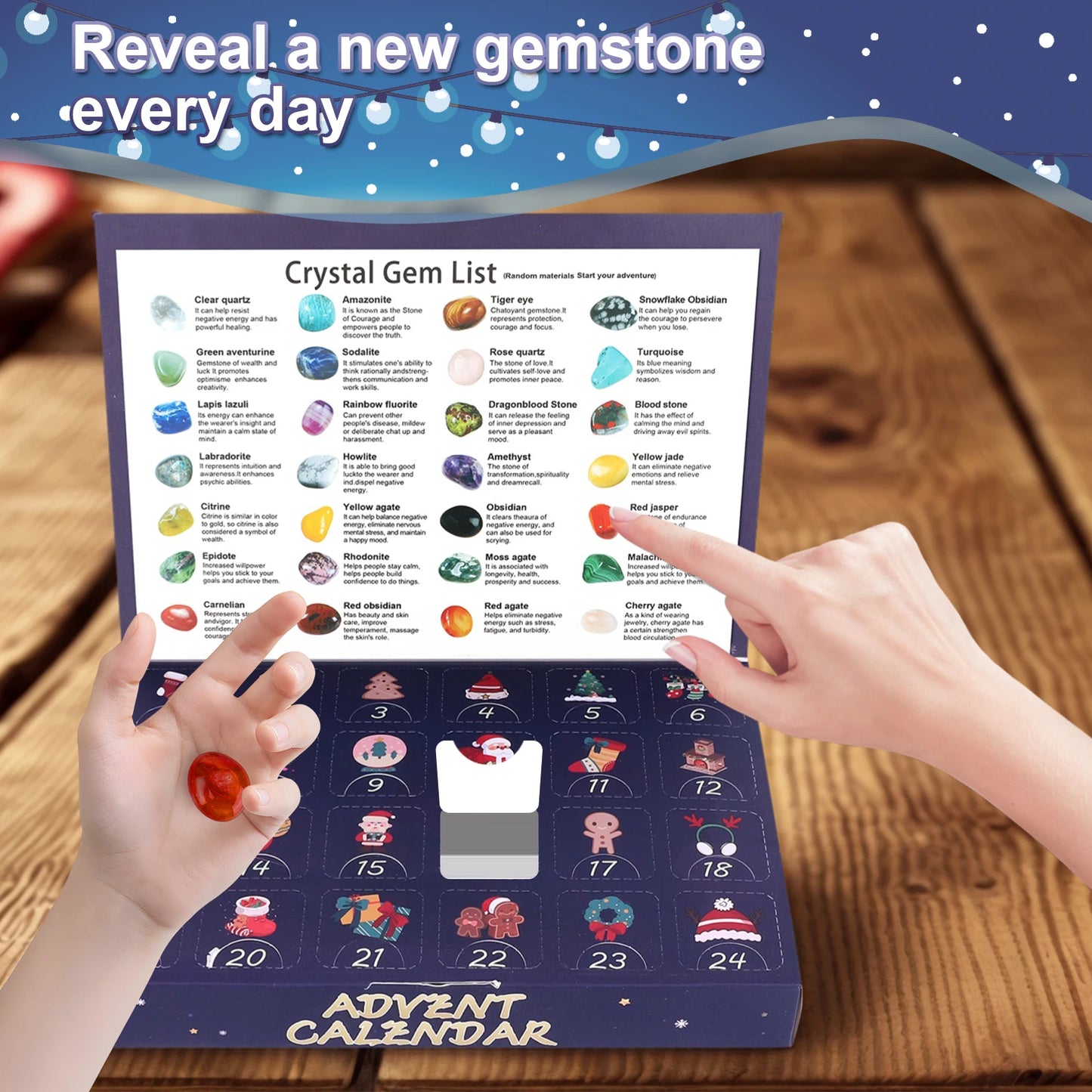 Gemstone Christmas Advent Calendar
