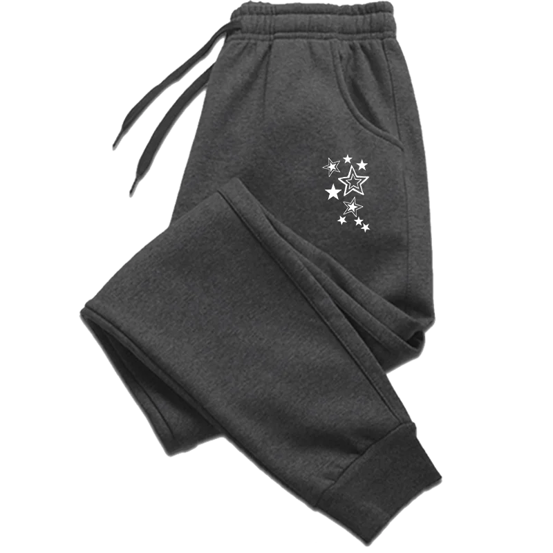Star Print Casual Joggers