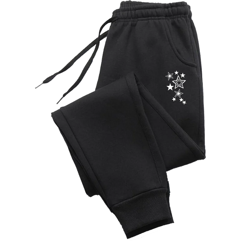Star Print Casual Joggers